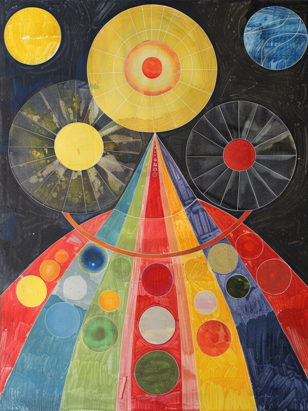 Kosmisches Farbspiel