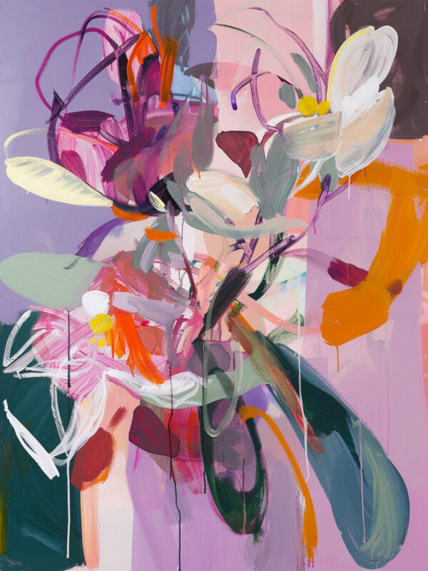 Vibrant Abstract Bloom
