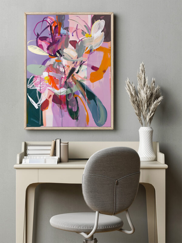 Vibrant Abstract Bloom – Bild 2