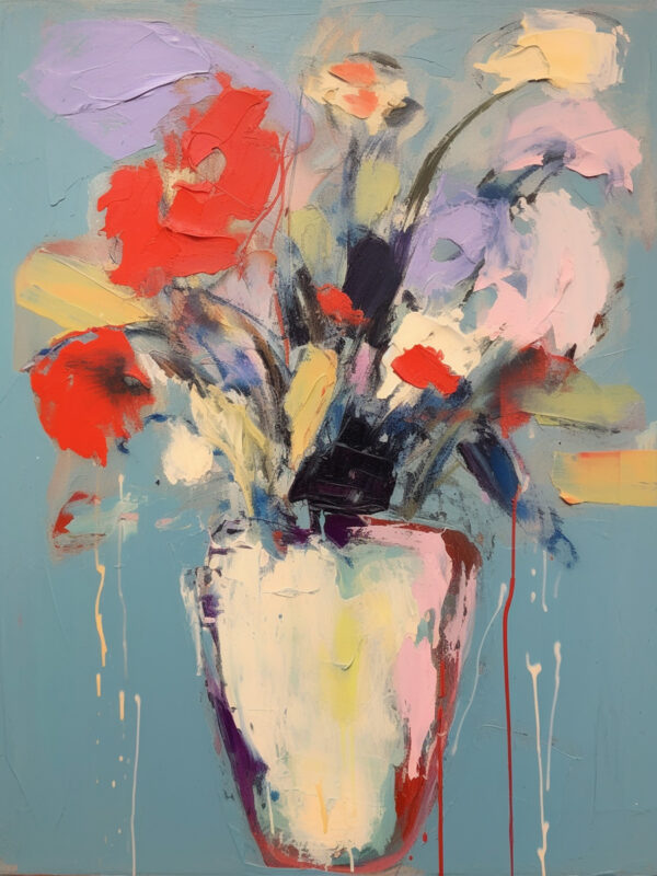 Vibrant Blossom Abstraction