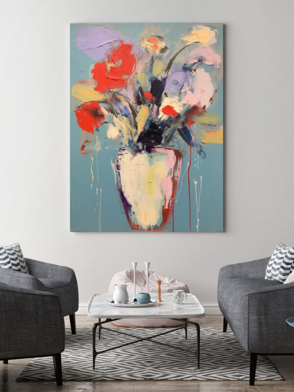 Vibrant Blossom Abstraction – Bild 3