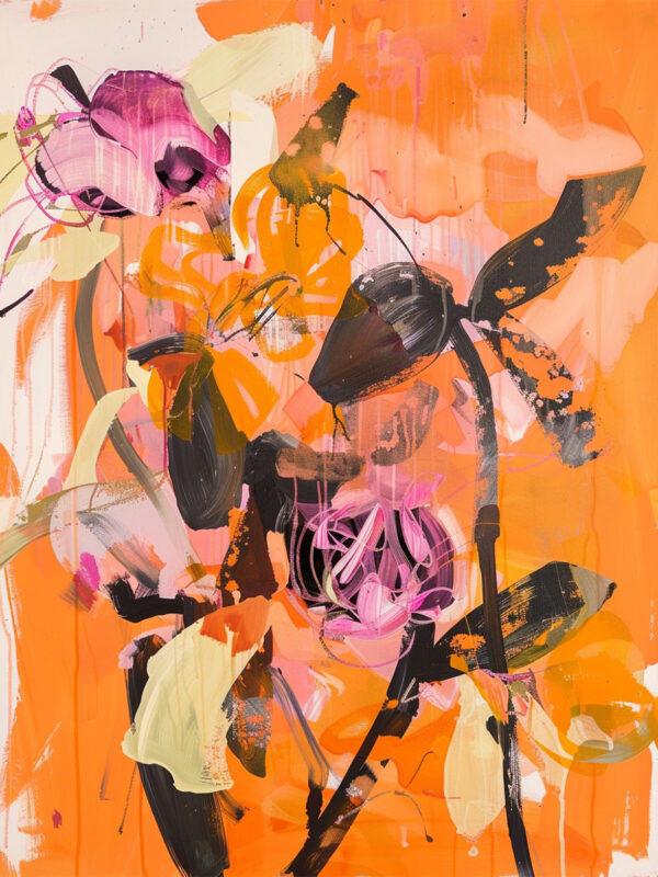 Vibrant Floral Abstraction