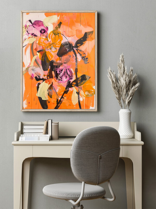 Vibrant Floral Abstraction – Bild 2
