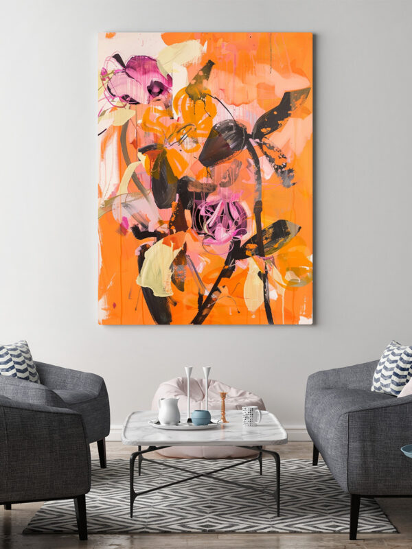 Vibrant Floral Abstraction – Bild 3