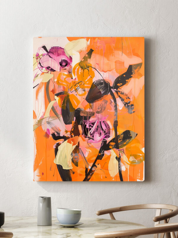 Vibrant Floral Abstraction – Bild 5